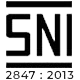 SNI 2847:2013